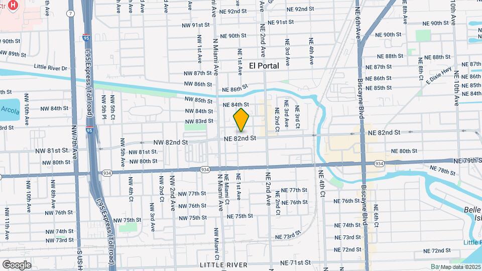 8213 NE 1st Ave Mapa y Detalles de la Ubicación