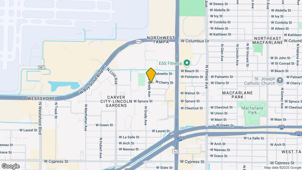 2205 N Grady Ave Map and Location Details