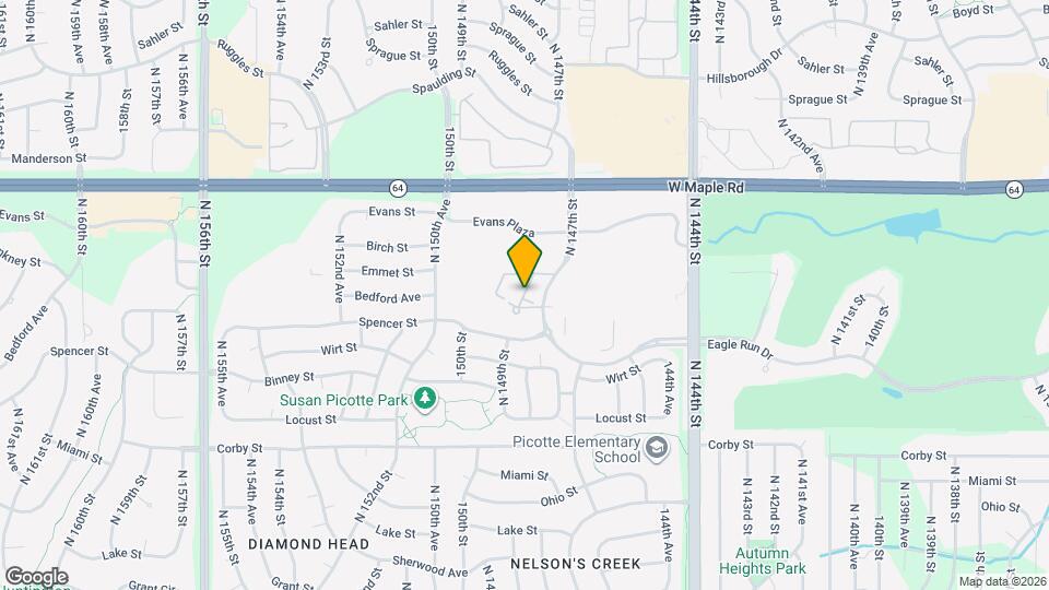 3325 N 148th Ct Map and Location Details