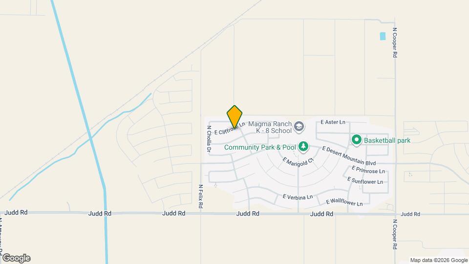 10453 E Cliffrose Ln Map and Location Details