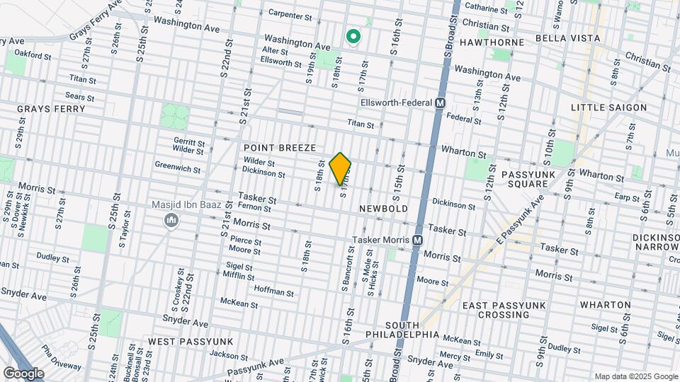 1502 S 17th St Map and Location Details
