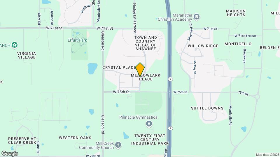 7402 Hedge Ln Terrace Map and Location Details