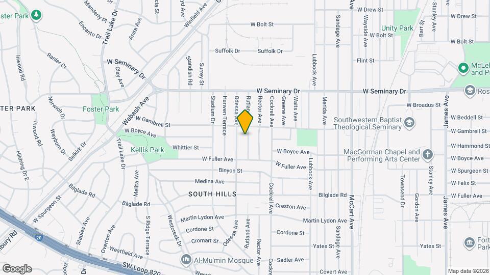 4516 Rutland Ave Map and Location Details