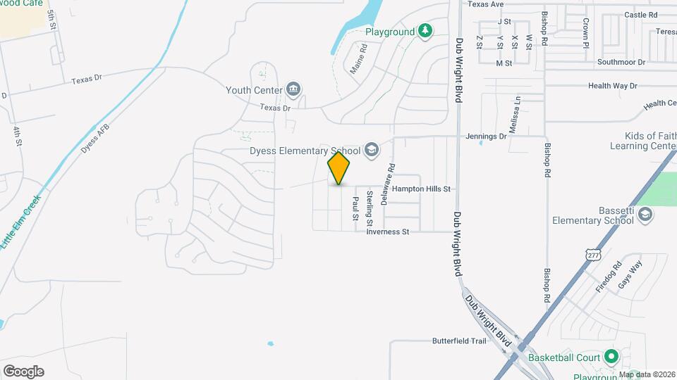 3002 Oakley St Map and Location Details