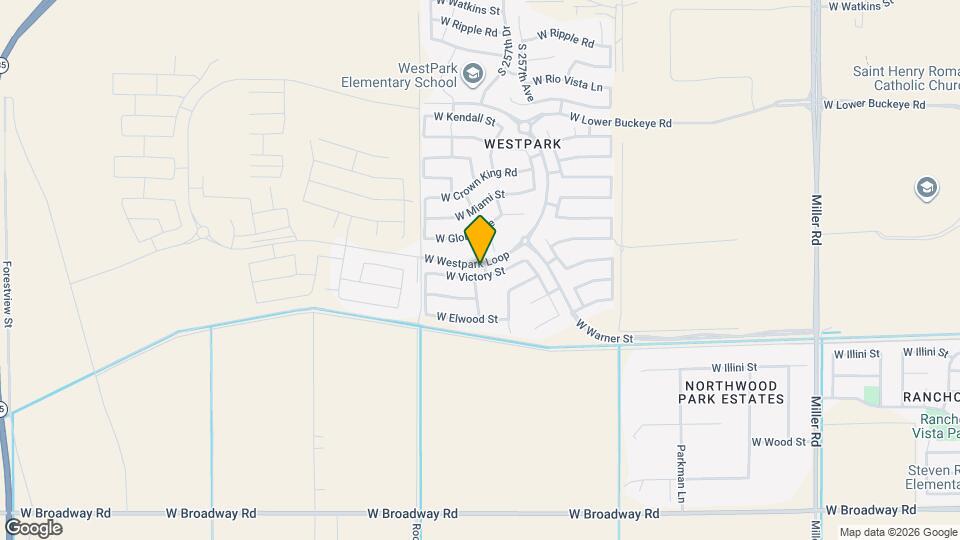 25768 W Victory St Map and Location Details