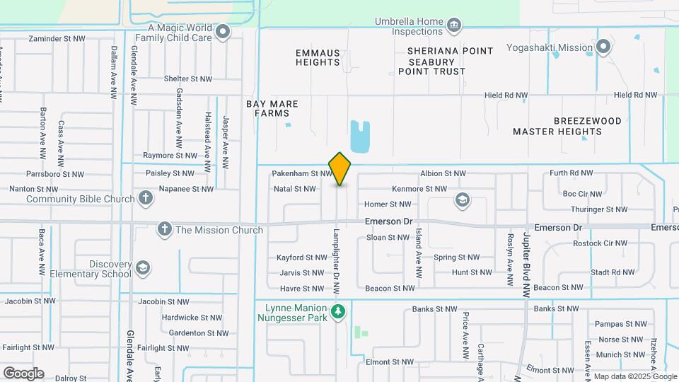 1361 Lamplighter Dr NW Map and Location Details