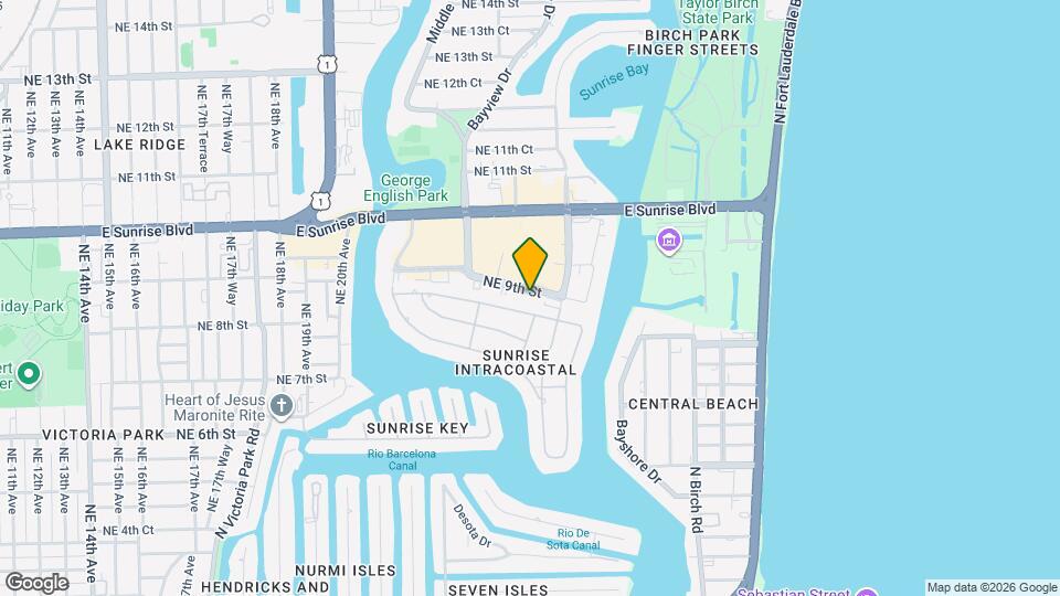 2522 NE 9th St Map and Location Details