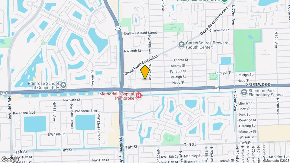 7831 Hope St Map and Location Details