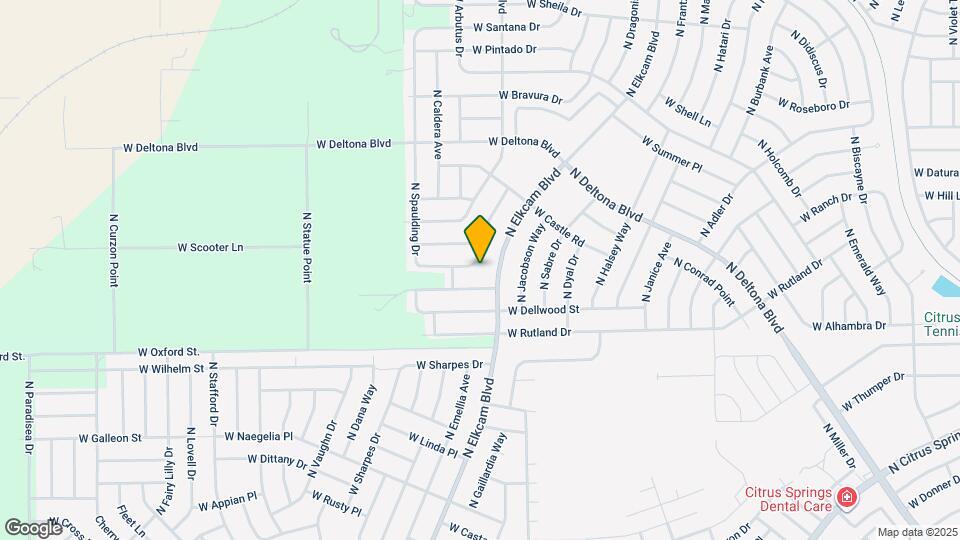10276 N Spaulding Dr Map and Location Details