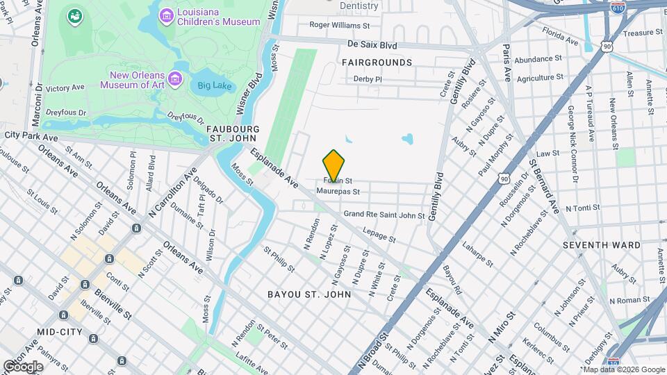 3121 Maurepas St Map and Location Details