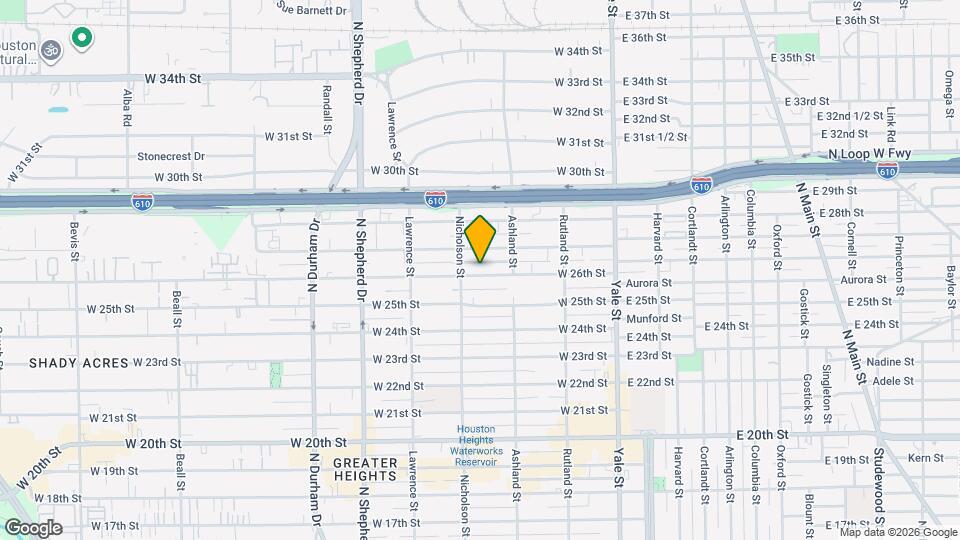 425 W 26th St Map and Location Details