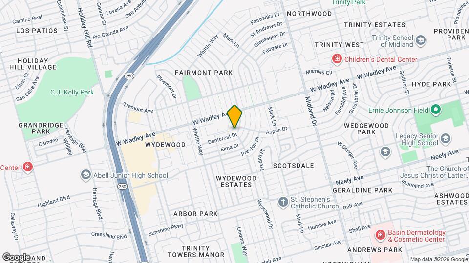 4700 Dentcrest Dr Map and Location Details