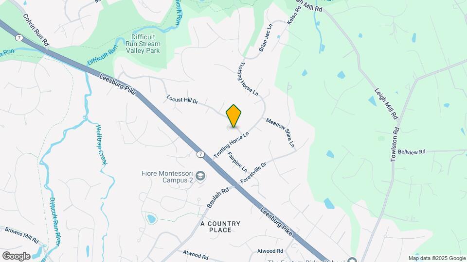9503 Locust Hill Dr Map and Location Details
