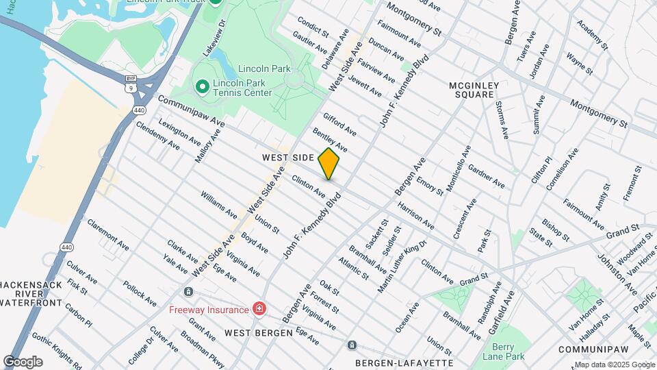 737 Communipaw Ave Map and Location Details