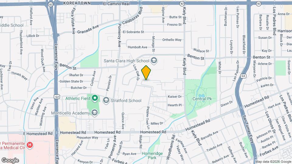 3029 Kaiser Dr, Unit D Mapa y Detalles de la Ubicación