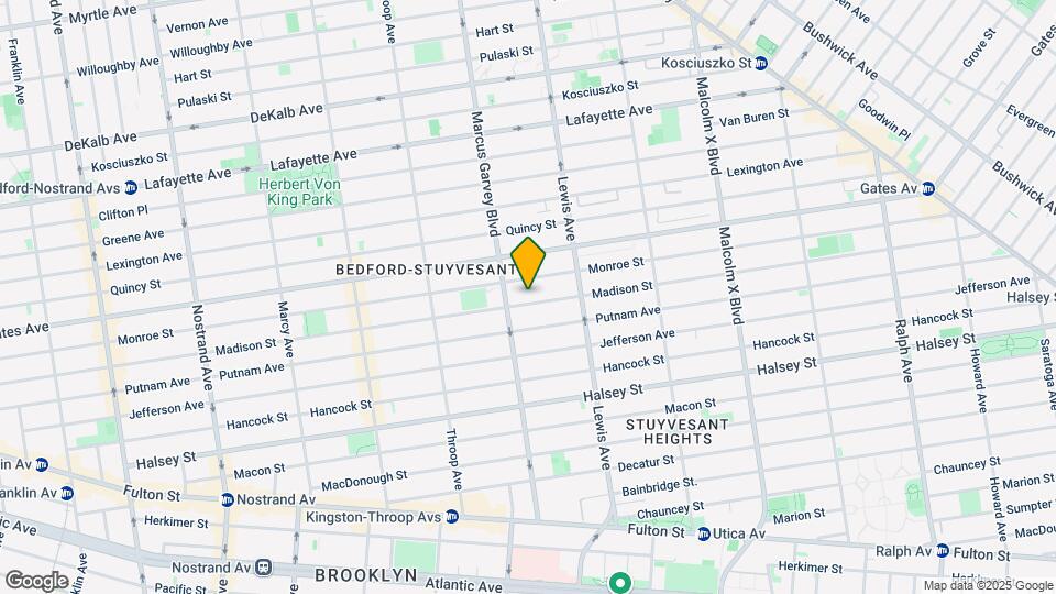 491a Madison St Map and Location Details