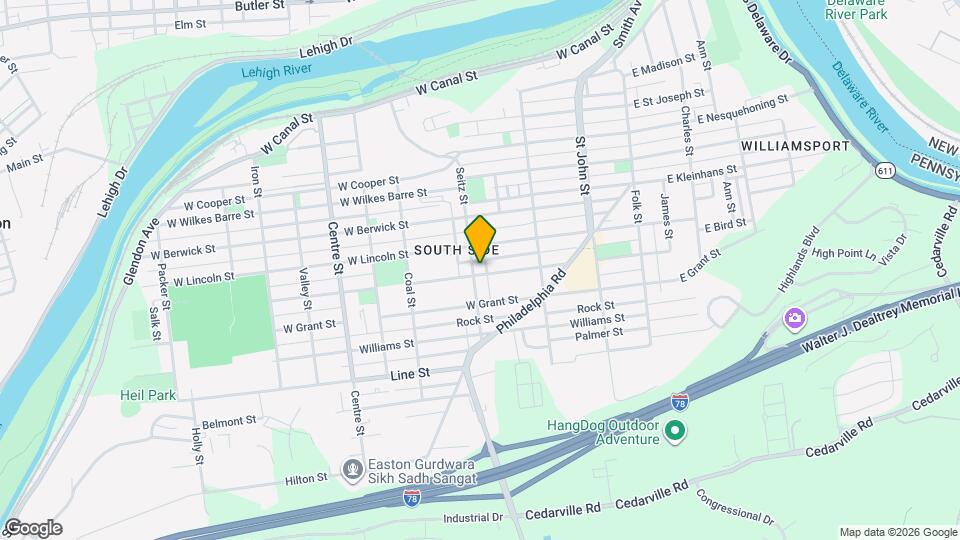 634 Seitz St Map and Location Details