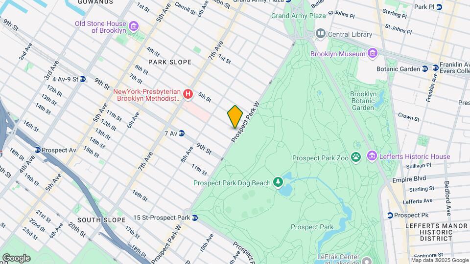 108 Prospect Park W Map and Location Details