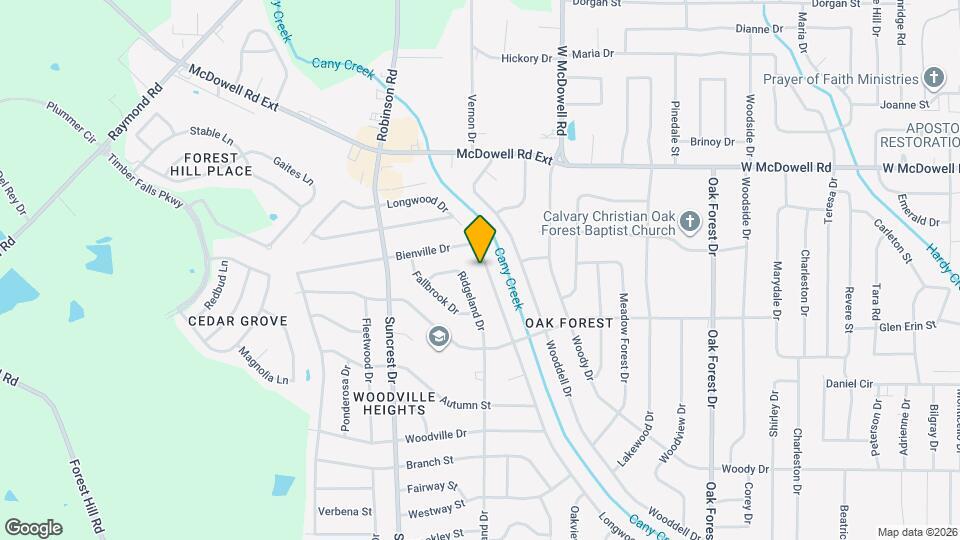 2915 Longwood Dr Map and Location Details