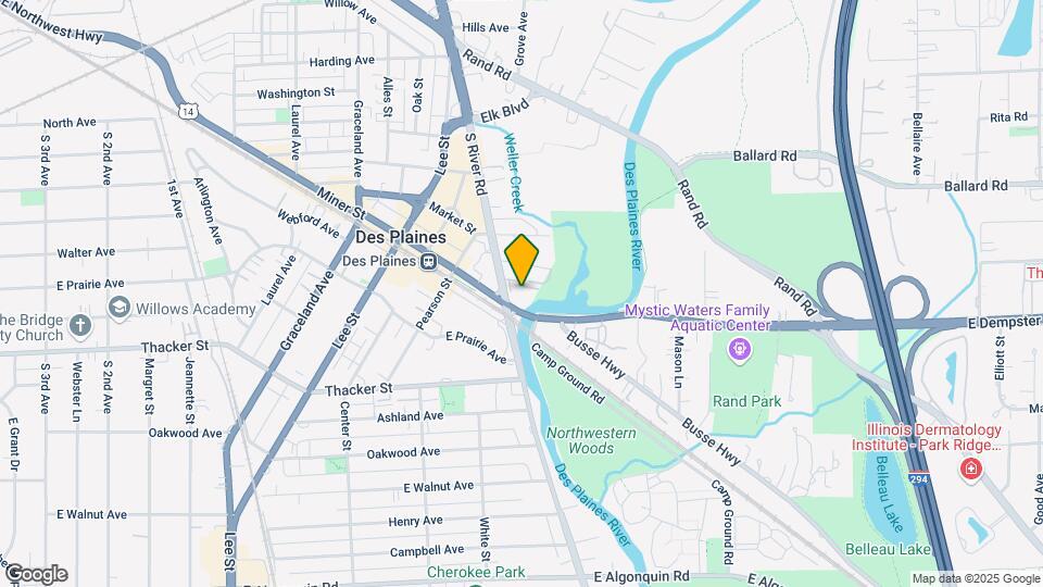 711 S River Rd Map and Location Details