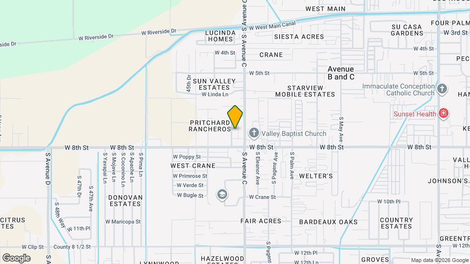 7833 S Phillips Ave Mapa y Detalles de la Ubicación