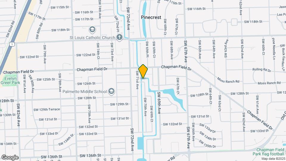 7001 SW 126th St Map and Location Details