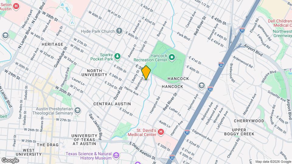 709 Texas Ave Map and Location Details