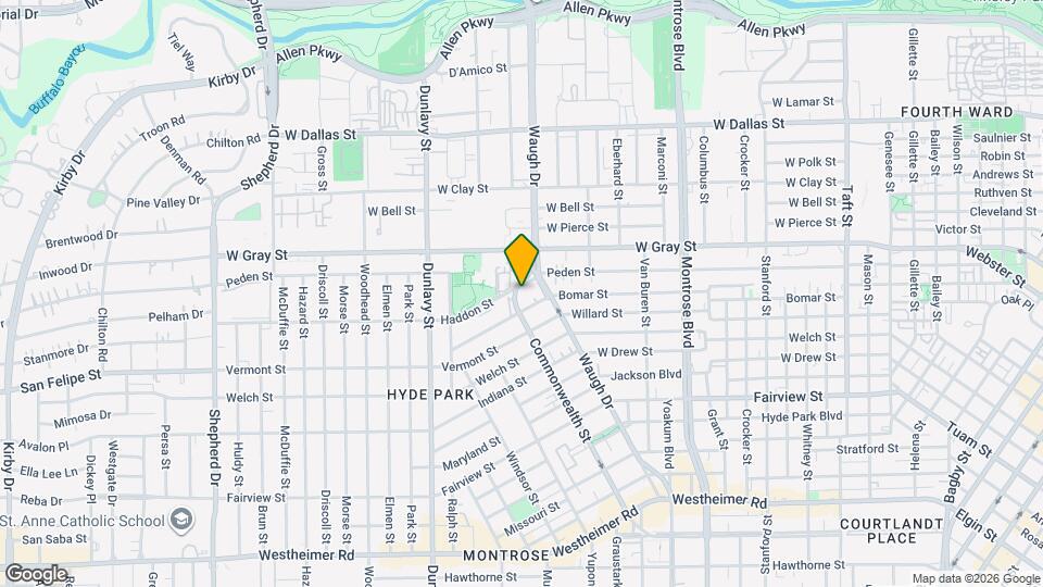 1731 Commonwealth St Map and Location Details