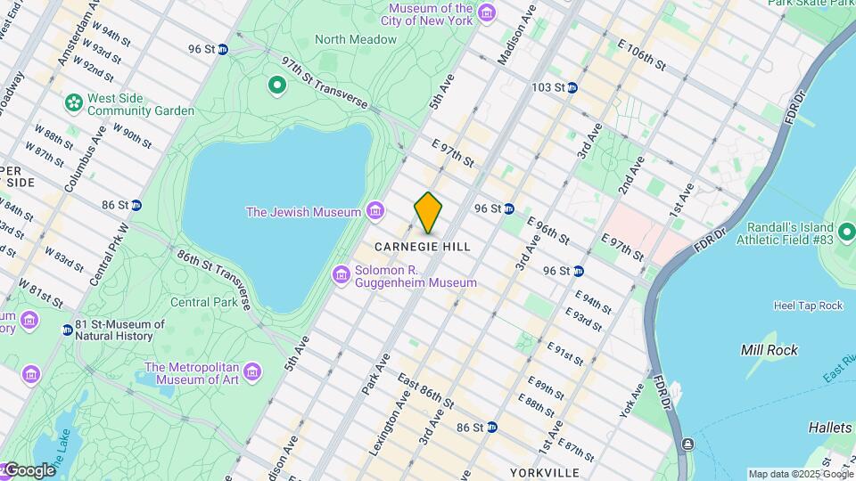 68 E 93rd St Map and Location Details