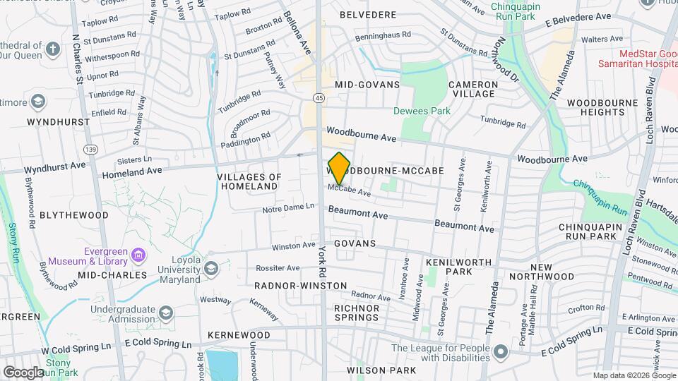 505 McCabe Ave Map and Location Details