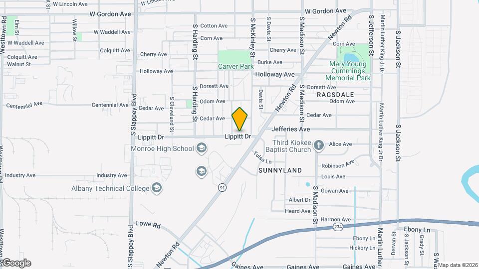 725 Lippitt Dr Map and Location Details