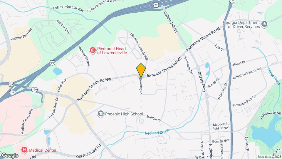 573 Downing St Map and Location Details