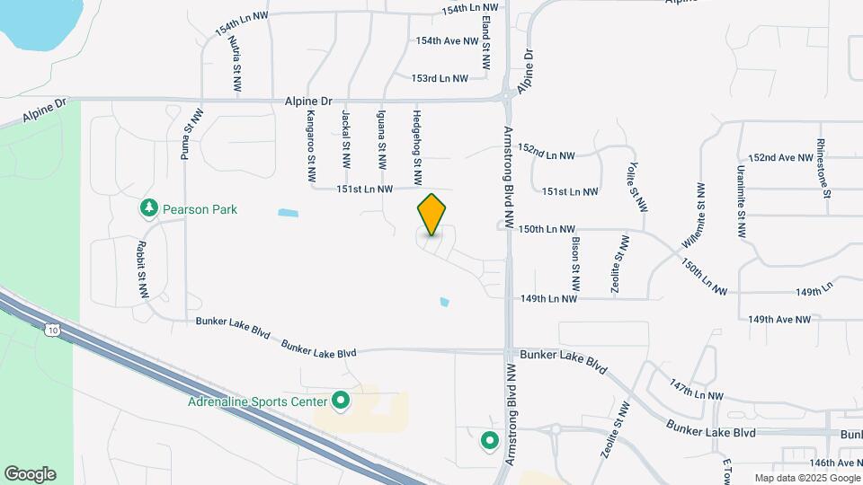 14969 Gibbon Wy NW Map and Location Details