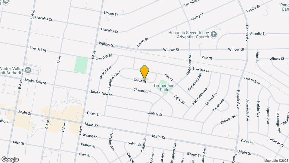 17780 Cajon St Map and Location Details
