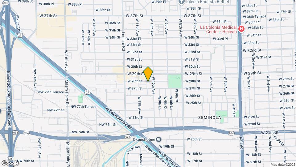 1030-1040 W 28th St Map and Location Details