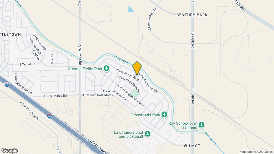 6715 E Via Arroyo Azul Map and Location Details