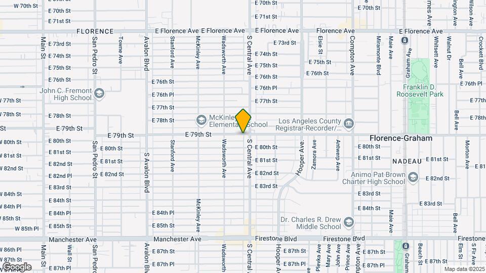 1018 E 79th St Mapa y Detalles de la Ubicación