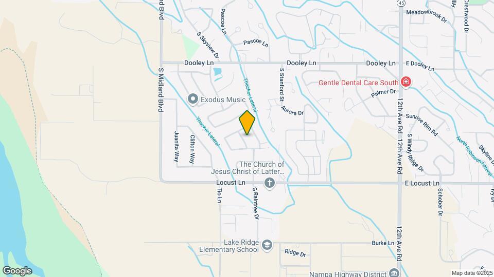 3632 S Raintree Dr Map and Location Details