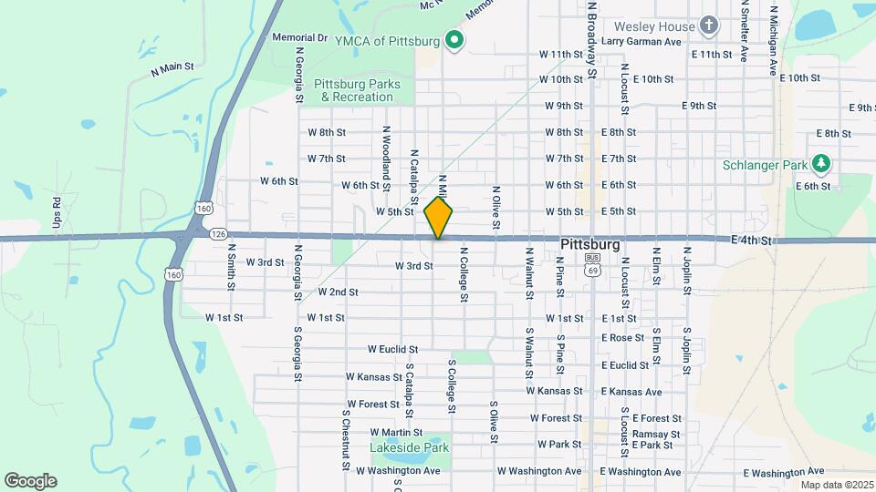 308 N Miles Ave Map and Location Details