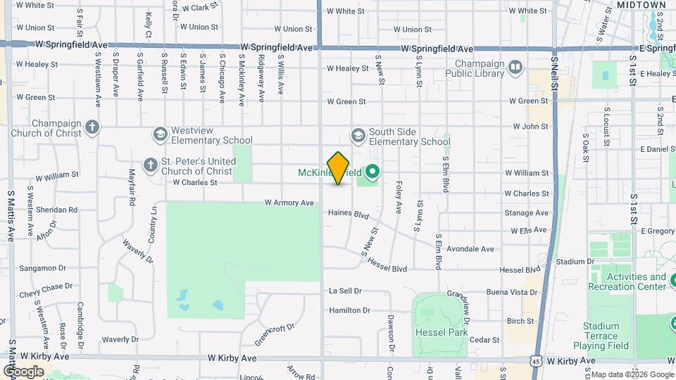 807 W Charles St Map and Location Details