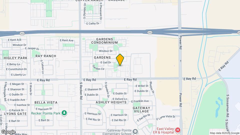 1502 S Jacana Ln Map and Location Details