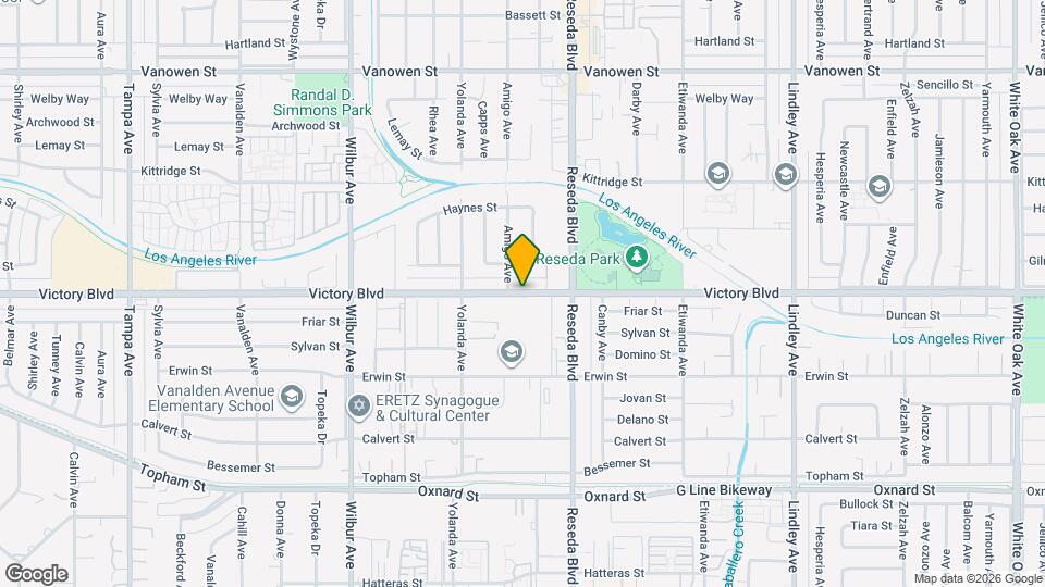 18557 W Victory Blvd Map and Location Details