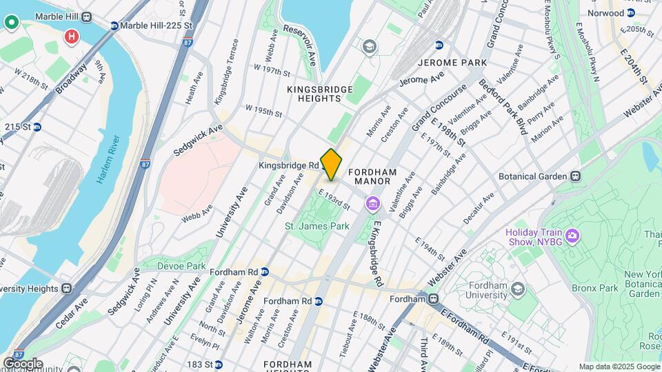 MORRIS AVENUE Mapa y Detalles de la Ubicación