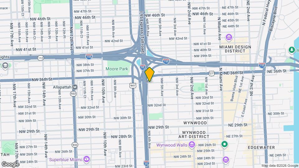 584 NW 35th St Map and Location Details