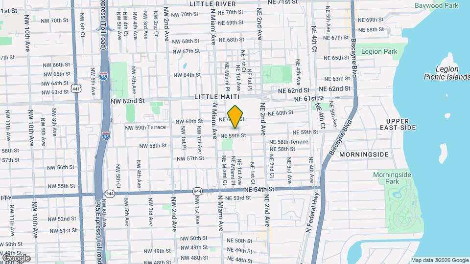 93 NE 59th St Mapa y Detalles de la Ubicación