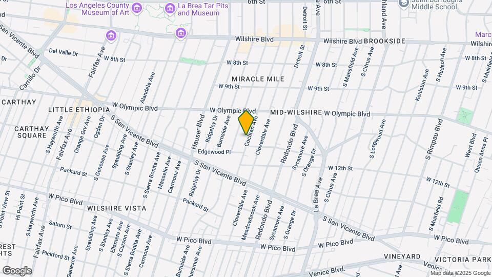 1111 S Cochran Ave Mapa y Detalles de la Ubicación