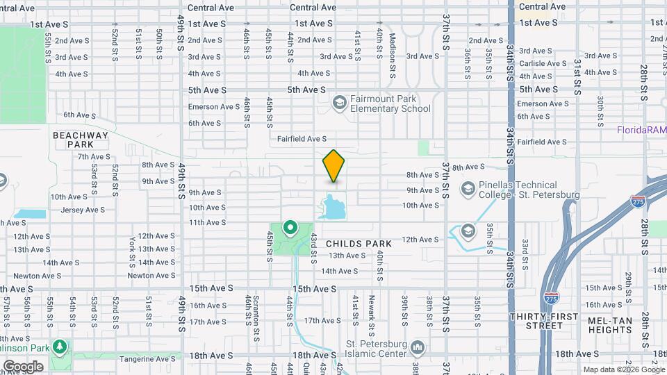 843 42nd St S Map and Location Details