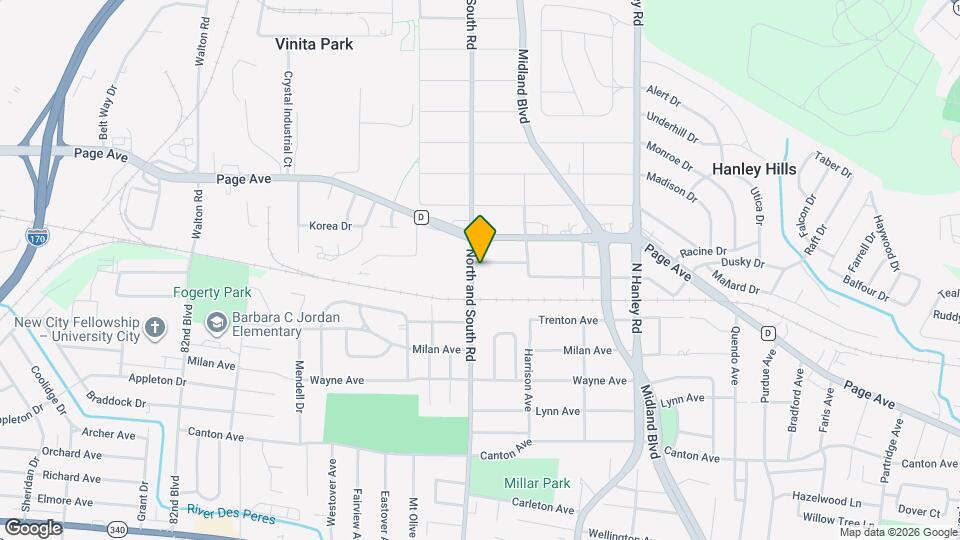 7642 Fairham Ave Map and Location Details