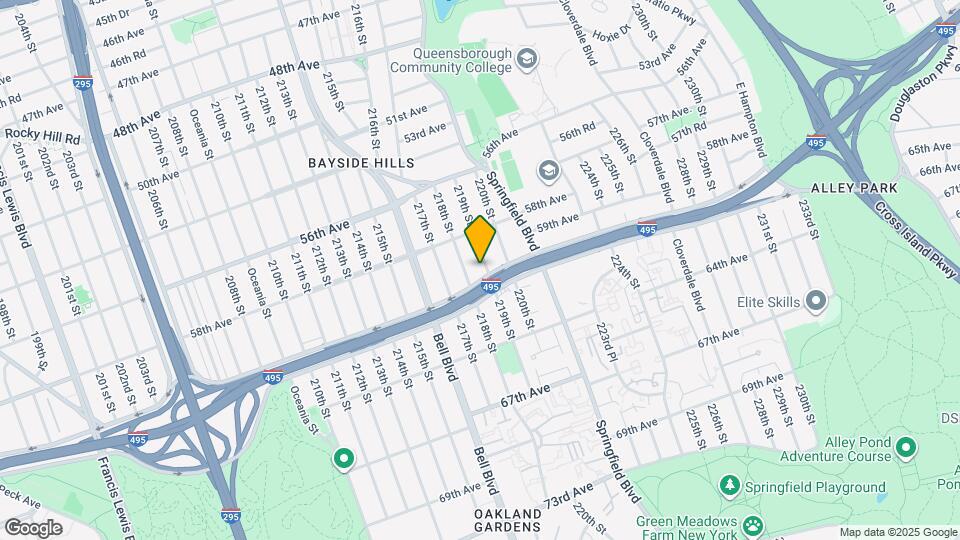 58-44 219th St Map and Location Details