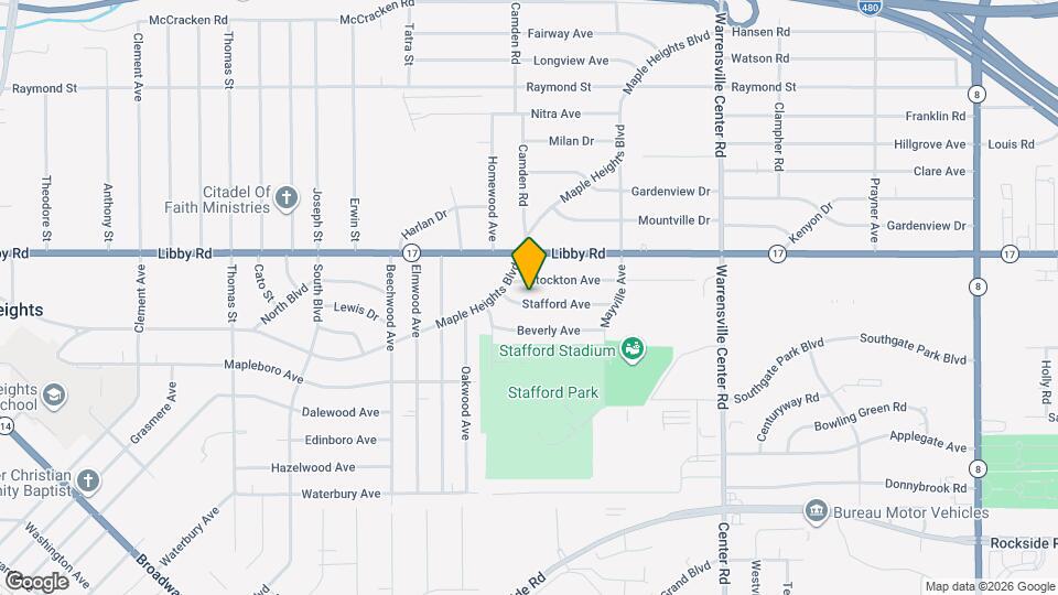 19233 Stafford Ave Map and Location Details